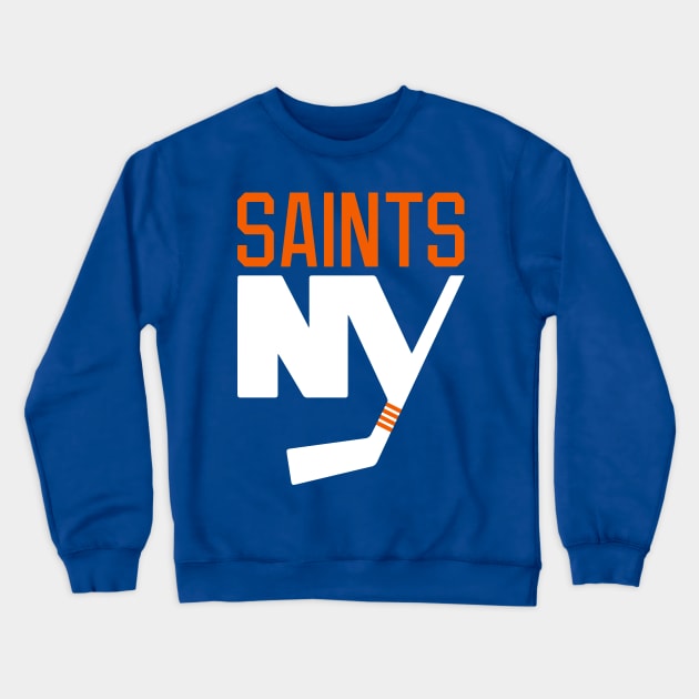 New York Saints Crewneck Sweatshirt by Pattison52